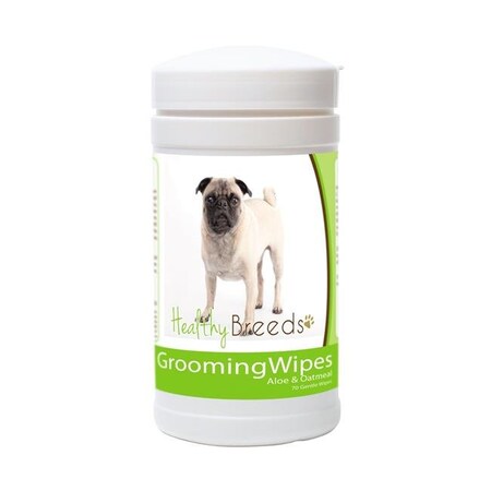 Healthy Breeds 840235151272 Pug Grooming Wipes 840235151272